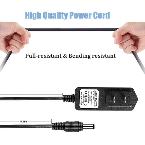 STRIVY 6V AC/DC Adapter for Fisher Price Cradle Swing,Butterfly Ocean Wonders,Rainforest Cradle Swing,Fisher Price M6156 M7590 V3667 V0099 P0097 TM R9951 J8518 J4205 K4227 K7924 Power Supply Cord in Kuwait