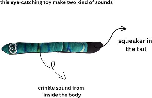 Royal Entity Durable Plush Dog Toys,Squeaky Dog Toy,Toy with Crinckle Paper Inside Best Toy for All Dogs Small Medium Large, Pack of 2,Eye-catching Colors. in Saudi Arabia