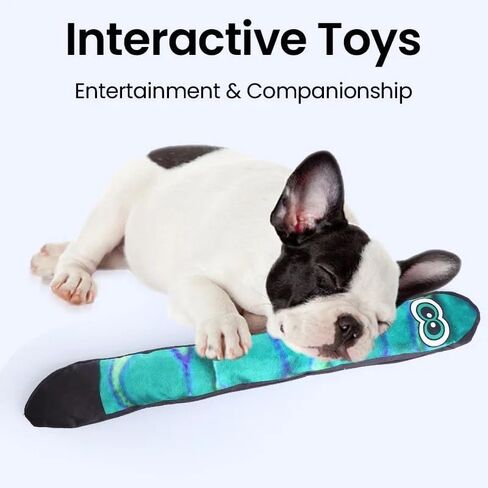 Royal Entity Durable Plush Dog Toys,Squeaky Dog Toy,Toy with Crinckle Paper Inside Best Toy for All Dogs Small Medium Large, Pack of 2,Eye-catching Colors. in Saudi Arabia