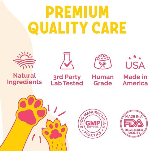 مضغ بروبيوتيك LuckyTail للكلاب - صحة الأمعاء للكلاب - أساسيات البطن للكلاب - مسحوق اليقطين للكلاب - إنزيمات هضمية للكلاب - تقريبًا. 180 مضغ ناعم in Kuwait