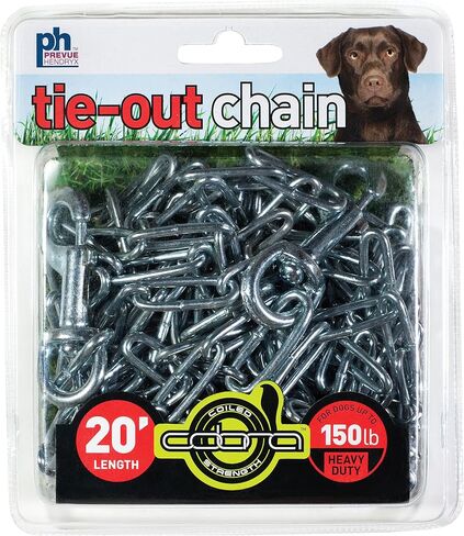 سلسلة ربط من Prevue Pet Products 2116 شديدة التحمل بطول 15 بوصة، من الفولاذ المقاوم للصدأ in Kuwait