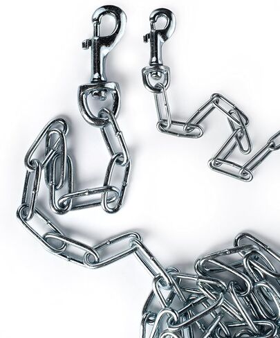 Prevue Pet Products 2114 Medium-Duty 15' Tie-Out Chain, Stainless Steel in Saudi Arabia