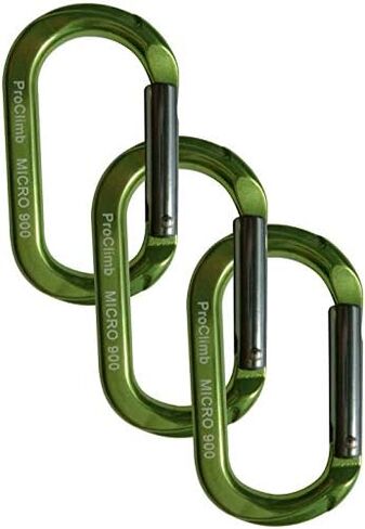 Carabiner Micro 900 Aluminum Straight Gate Keylock 4 kN in Saudi Arabia
