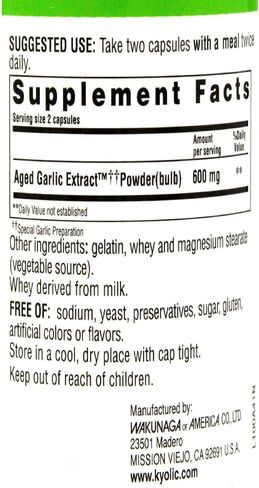 Kyolic: Carviovascular Original Formula 100, 100 caps in Saudi Arabia