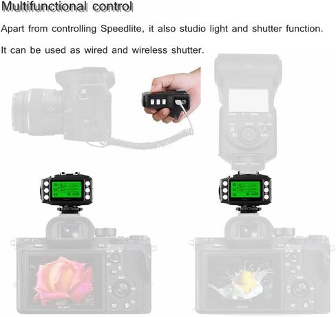 PIXEL 2PCS King Pro for Sony TTL HSS Flash Transceiver for Sony Mi Shoe A7?A7R?A7RII?A6300?A65?A77II?RX10III, A6000?RX1RII?A7II?A7SII?A7S in Kuwait