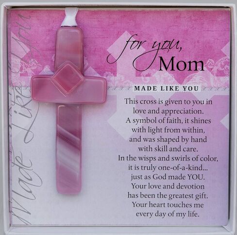 Sentimental Gift for Daughter - Handmade Clear Mosaic Cross With Poem in Kuwait