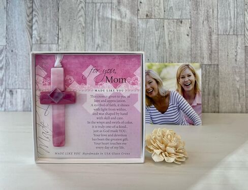 Sentimental Gift for Daughter - Handmade Clear Mosaic Cross With Poem in Kuwait