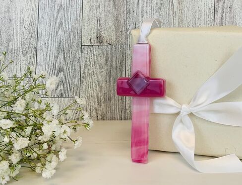 Sentimental Gift for Daughter - Handmade Clear Mosaic Cross With Poem in Kuwait