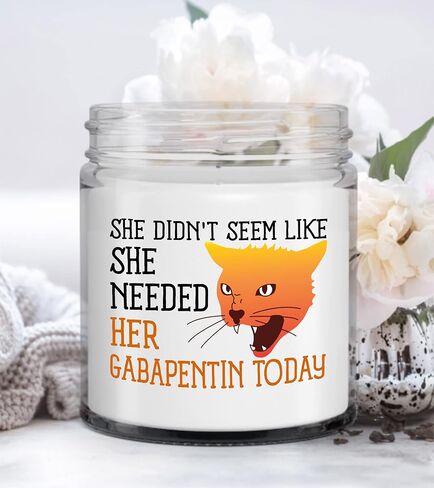 Veterinary Life Candle She Didn't Needed Gabapentin Thank You Gift for Veterinary Coworker Assistant Vet Tech Veterinarian, Vet Gift for Birthday Christmas Gift Vet Tech Week House Decoration Gift in Saudi Arabia