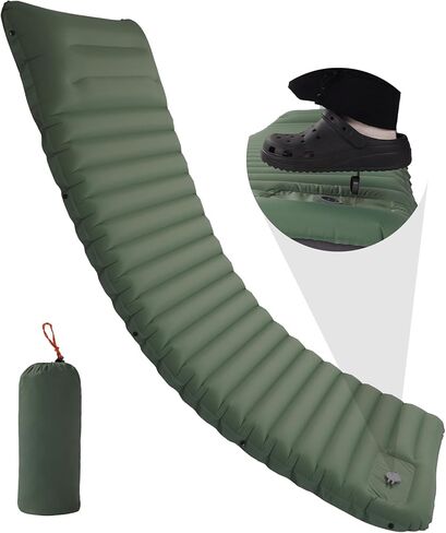 وسادة نوم للتخييم من ورلديب، لون اخضر in Kuwait