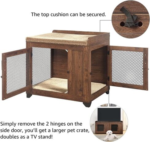 بيي ان بي كيه كيه اس سلالم خشبية للكلاب والقطط الصغيرة، سلم خشبي غير قابل للانزلاق للحيوانات الاليفة المصابة القديمة للوصول الى الاريكة والسرير المرتفع in Kuwait