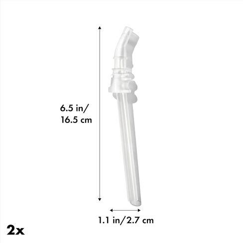 OXO Tot Adventure Water Bottle Replacement Straw - 2 Count(Pack of 2) in Saudi Arabia