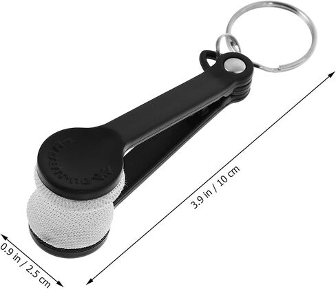 5pcs Eyeglass Lens Cleaner Microfiber Spectacles Cleaner Keychain Sun Glasses Cleaner Brush Portable Eyewear Cleaning Tool with Keyring Eyeglass Cleaner,Sunglass Cleaner kit in Saudi Arabia