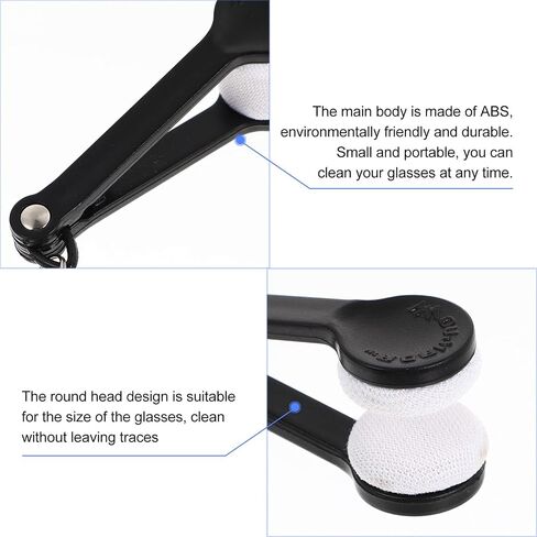 5pcs Eyeglass Lens Cleaner Microfiber Spectacles Cleaner Keychain Sun Glasses Cleaner Brush Portable Eyewear Cleaning Tool with Keyring Eyeglass Cleaner,Sunglass Cleaner kit in Saudi Arabia