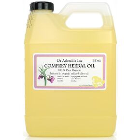 Dr Adorable - 32 oz - Comfrey Herbal Oil - Infused 100% Pure Natural Organic in Kuwait