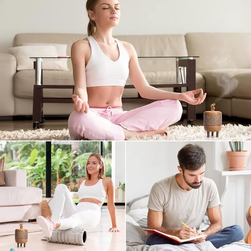 Ceramic Incense Burner Chinese Antique Tripod Stove Ding Incense Holder for Yoga, SPA, Meditation in Kuwait