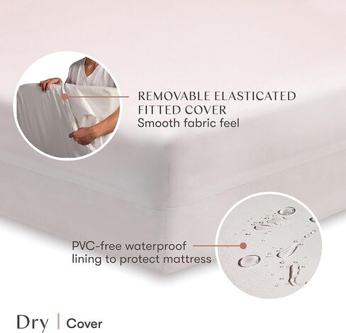 Babyletto Pure Core Crib Mattress, Dry Waterproof Cover, 2-Stage, Greenguard Gold Certified in Saudi Arabia