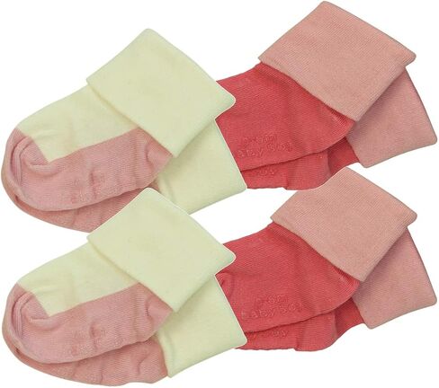 Babysoy Baby & Toddler Ankle Stay on Soft Socks with Grips - Pack of Fours or Six in Kuwait