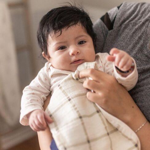 Crane Baby 100% Organic Cotton 3-pc. Burp Cloth Set - GOTS Certified Cotton, Absorbent & Lightweight with Neutral Designs, Machine Washable, Ideal in Saudi Arabia