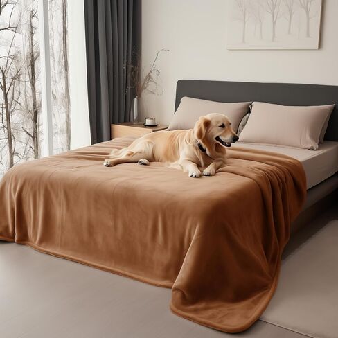 Waterproof Throw Blanket – Leakproof, Spill-Proof Flannel Blanket for Bed, Couch, Kids & Pets Protection, Reversible Water-Proof Design (Moon Grey & Starlit Grey, 40x60") in Saudi Arabia