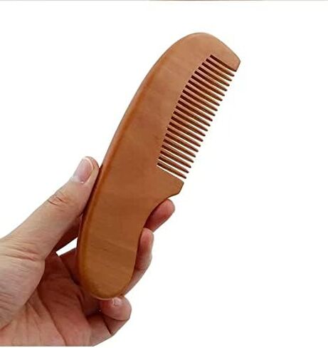 PandaEar Baby Hair Brush and Comb Set for Newborn| Natural Wooden Hairbrush with Soft Goat Bristles, Pear Wood Comb and Wooden Massage Brush for Infant, Toddler, Kids in Saudi Arabia