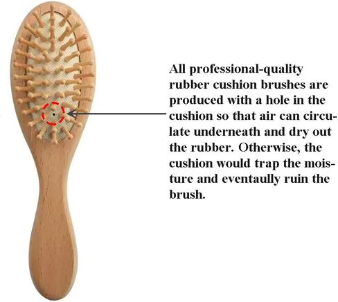 PandaEar Baby Hair Brush and Comb Set for Newborn| Natural Wooden Hairbrush with Soft Goat Bristles, Pear Wood Comb and Wooden Massage Brush for Infant, Toddler, Kids in Saudi Arabia