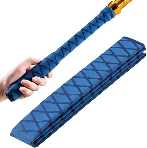 غلاف قضيب الانكماش الحراري لقضبان الصيد، أنبوب لف الأكمام المنكمش بالحرارة مع عدم الانزلاق مقاوم للماء لمقبض بناء الصيد، مقبض كرة الريشة مقبض مجرفة 4 مقاسات قطر 25 مم 30 مم 35 مم 40 مم in Kuwait