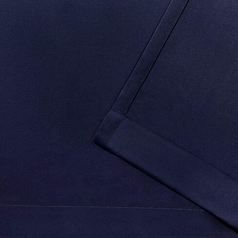 Exclusive Home Sateen Twill Woven Room Darkening Blackout Grommet Top Curtain Panel Pair, 52"x96", Blush in Kuwait