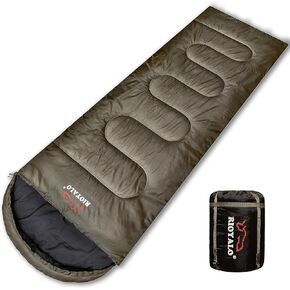 RIOYALO 0 Degree Sleeping Bags for Adults Cold Weather | Big and Tall 4 Season Winter Camping Sleeping Bag w. Compression Sack for Youth Hiking Backpacking | Portable Waterproof | XL Up to 6 ft 10 in in Kuwait