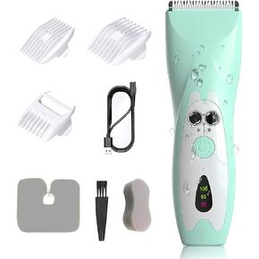 LANMODA Baby Hair Clippers, Ultra-Quiet Hair Trimmer for Toddler Children with Autism, Waterproof Rechargeable Haircut Kit for Infant Kids in Saudi Arabia