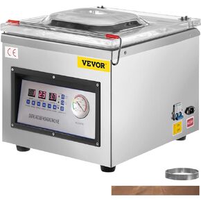VEVOR Chamber Vacuum Sealer DZ-260C Kitchen Food Chamber Vacuum Sealer, 110V Packaging Machine Sealer for Food Saver, Home, Commercial Using