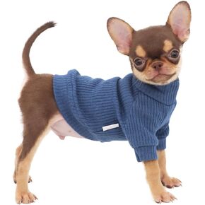 LOPHIPETS سترات بياقة مدورة للكلاب الصغيرة لملابس الشاي والقطط تشيهواهوا يوركي - وردي/XXS