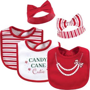 طقم مريلة وعصابة رأس من القطن للفتيات الصغار من ليتل تريجر in Kuwait