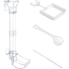 ماكسدوت مجموعة اطباق تغذية الروبيان في حوض السمك مع حلقة تغذية الاسماك وفرشاة تنظيف لتغذية الروبيان ومنع تناثر الطعام in Kuwait