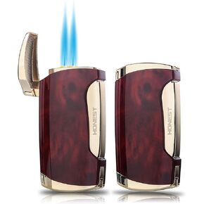 Torch Lighter Double Jet Flame Lighter (Black Nickel)