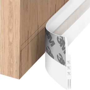 Door Draft Stopper Under Door Draft Blocker Insulator Door Sweep Weather Stripping Noise Stopper Strong Adhesive 39'' Length in Saudi Arabia