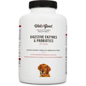 Petco Brand - Well & Good Digestive Enzymes & Probiotics Chewable Dog Tablets, 9.5 oz., Count of 90 in Kuwait