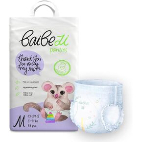 BaiBezi Premium Pull Ups Pants Size 3 (13-24 lb), 68 Count, Training Pants Baby, Japanese Absorption Tech, Wetness Indicator, Hypoallergenic & Super Absorbent for Sensitive Skin in Saudi Arabia