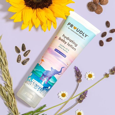 لوشن مرطب للأطفال للبشرة الحساسة - لوشن جسم الأطفال والرضع للبشرة الجافة - كريم مرطب للأكزيما مع زيت الجوجوبا وزبدة الشيا - خفيف الوزن وغير دهني، 18 أونصة، عبوة من قطعتين in Kuwait