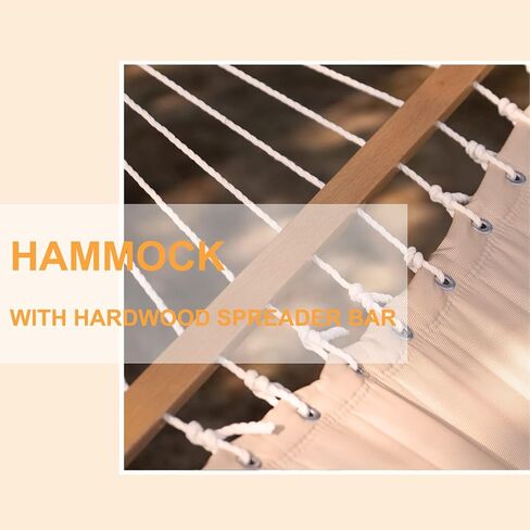 أرجوحة Lazy Daze Hammocks بطول 12 قدمًا من القماش المبطن المزدوج مع قضبان موزعة ووسادة قابلة للفصل، أرجوحة لشخصين للفناء الخارجي بجانب حمام السباحة، سعة وزن 450 رطل، شيفرون أزرق in Kuwait