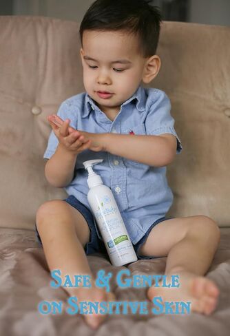 Organic Baby Lotion – For Normal, Dry or Sensitive Skin – No Added Fragrances - Eczema Friendly Moisturizer – With Aloe Vera, Coconut Oil, Shea Butter – Gluten Free – 8oz in Saudi Arabia