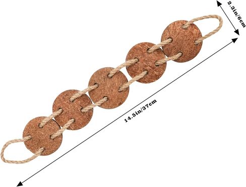 Neeenn 2 Pack Hermit Crab Climbing Toys, Hermit Crab Supplies, Reptile Vines Toys, Reptile Tank Terrarium Aquarium Accessories, Habitat Decor for Lizards Geckos Snakes Hermit Crab in Saudi Arabia