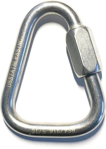 Stainless Steel 316 Delta Quick Link 5/16" (8mm) Marine Grade Triangle in Saudi Arabia