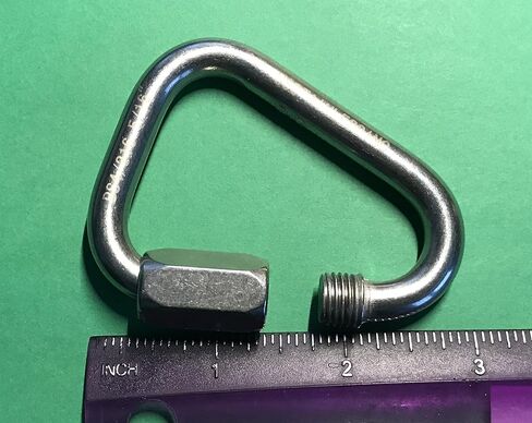Stainless Steel 316 Delta Quick Link 5/16" (8mm) Marine Grade Triangle in Saudi Arabia