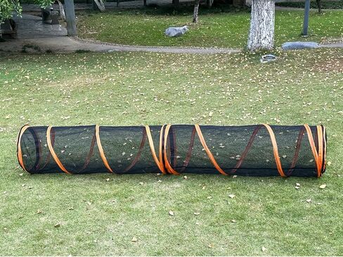 6 in 1 Pet Cat and Dog Tunnel Tent Foldable Pet Tent Outdoor Pop Up Pet Playpen Cage Fences House (Styles 1) in Kuwait