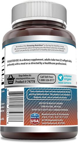 Amazing Formulas Calcium with Vitamin D3 Softgels Supplement | Non-GMO | Gluten-Free (120 Count) in Saudi Arabia