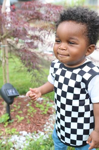 BapronBaby Desert Dinos Bapron - No Neck Tie Safer Bib for Baby & Toddler - Soft Waterproof Stain Resistant - Machine Washable - Sz Baby/Toddler 6m-3T in Saudi Arabia