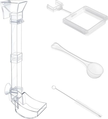 ماكسدوت مجموعة اطباق تغذية الروبيان في حوض السمك مع حلقة تغذية الاسماك وفرشاة تنظيف لتغذية الروبيان ومنع تناثر الطعام in Kuwait