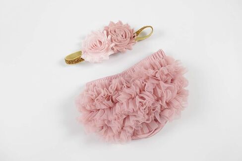 طقم ملابس داخلية لحديثي الولادة من LilPinkGoose مكون من 3 قطع من Dusty Rose للفتيات الصغيرات اللاتي يأتين إلى المنزل in Kuwait