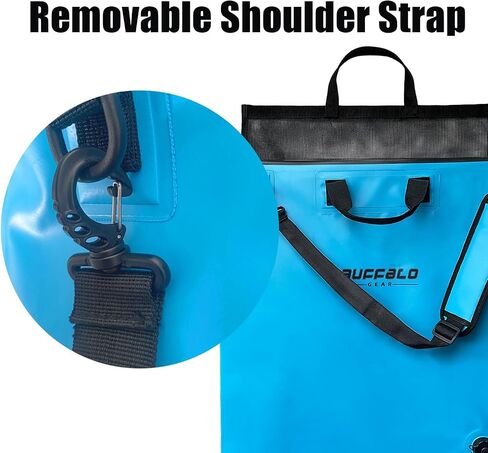Buffalo Gear Fish Tournament Weigh in Bag for Bass Fishing, Heavy Duty Fish Bag for Caught Fish Waterproof,Leakproof,Puncture Resistant in Saudi Arabia